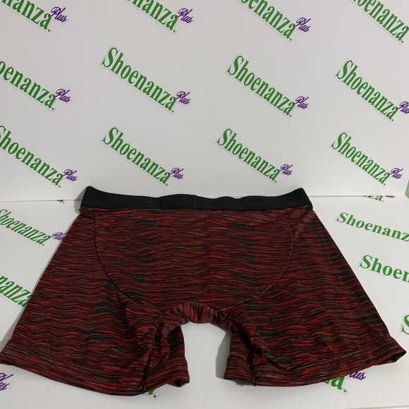 Black By Rue21 Boxer Brief Underwear Space Dye Tagless Red Gray Mens XL - Picture 3 of 3